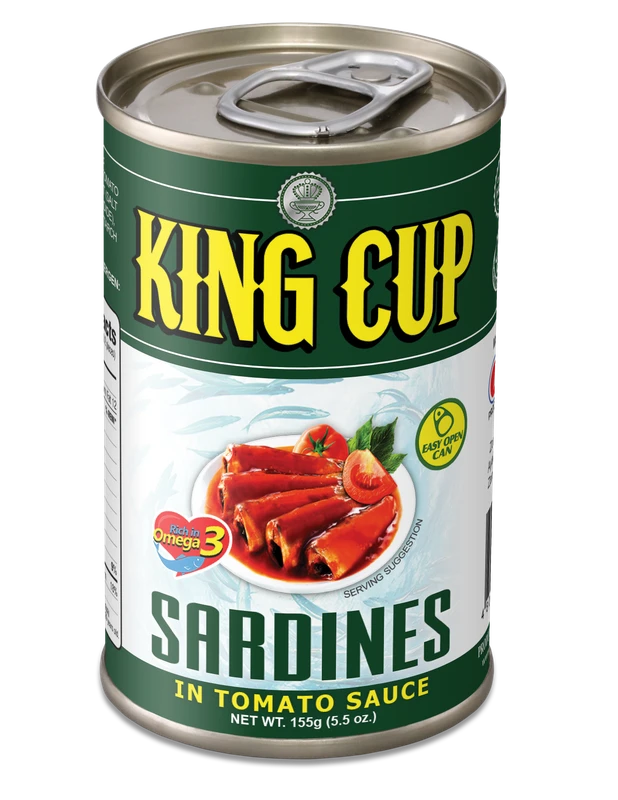 King Cup SARDINES IN TOMATO SAUCE 155 G